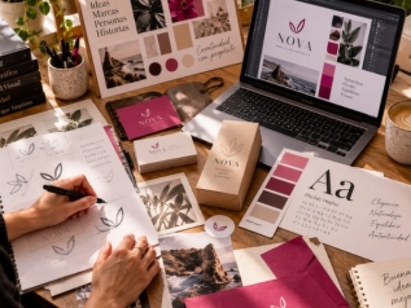 Proceso creativo de branding e identidad visual para empresas y emprendedores